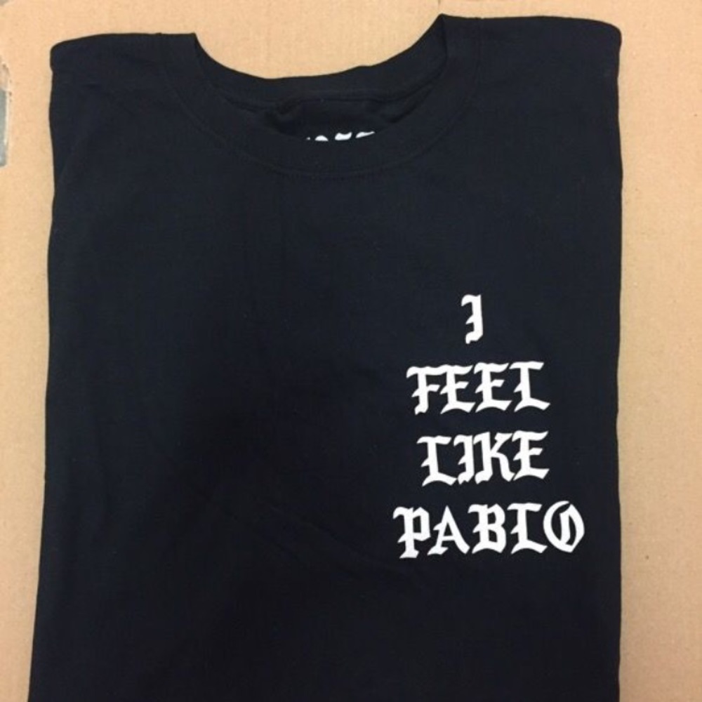 Black I feel like pablo shirt