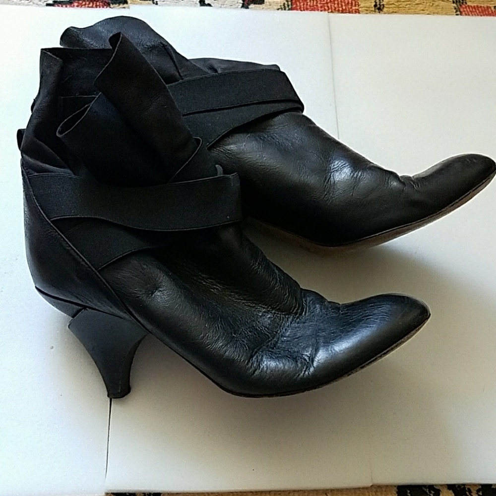 Italian Leather Booties, size 8.5