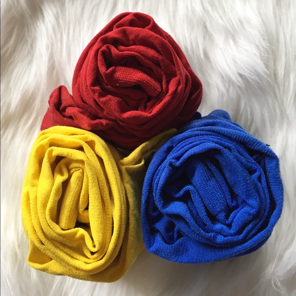 🎒 Red Opaque Tights - Picture 4 of 4