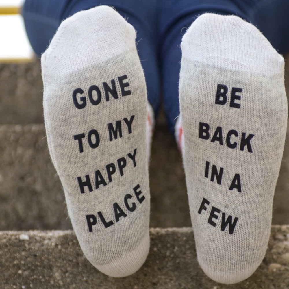 SOLD OUT! Happy Place Socks
