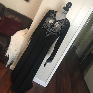 Open front Abayah with scarf Ramadan/Eid wear