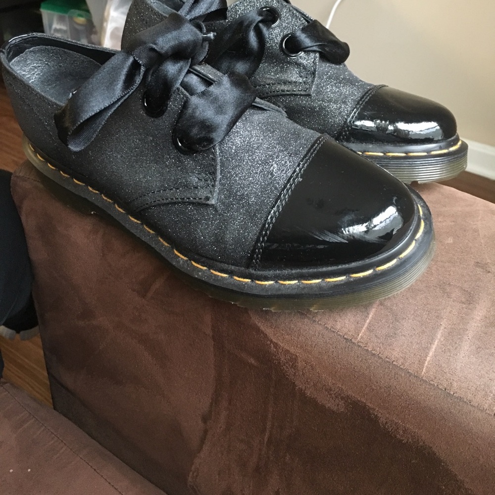 Black Sparkled Dr.Martens