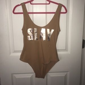 Pacsun "slay" bodysuit