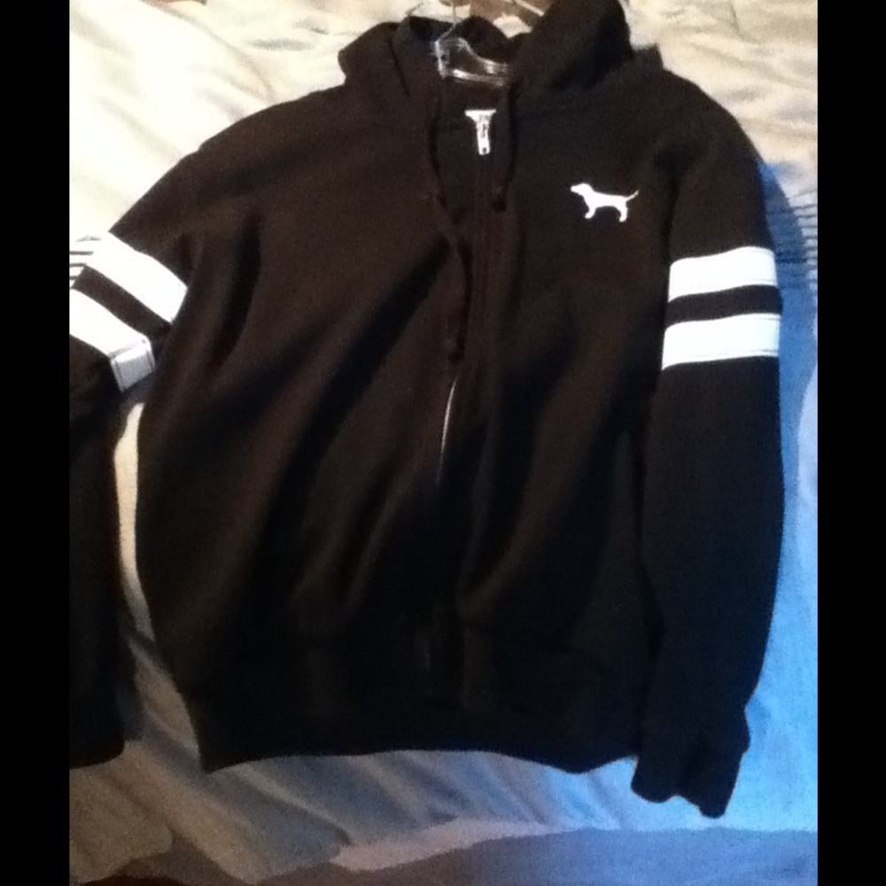VS PINK black full zip