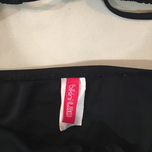 The Bikini Lab ruffle Black Bikini - Picture 3 of 7