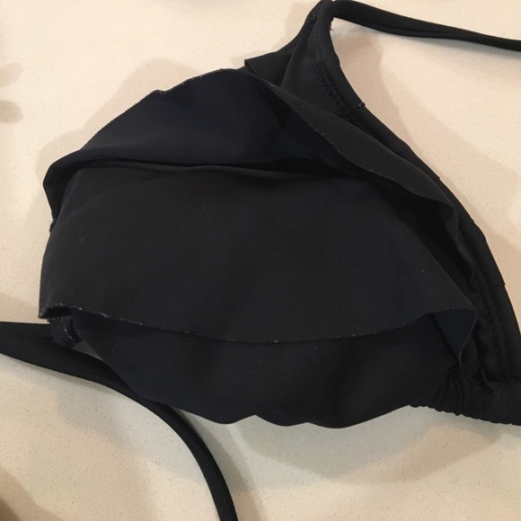 The Bikini Lab ruffle Black Bikini - Picture 6 of 7