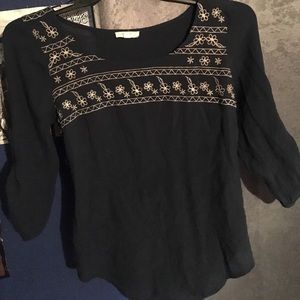 Navy Blouse Size Small