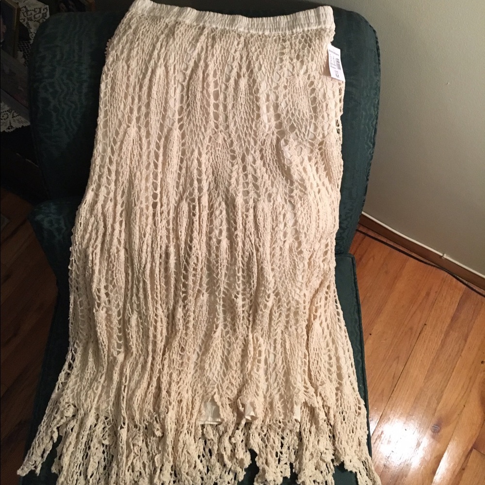 🔥summer sizzle🔥 ..Maxi crochet skirt