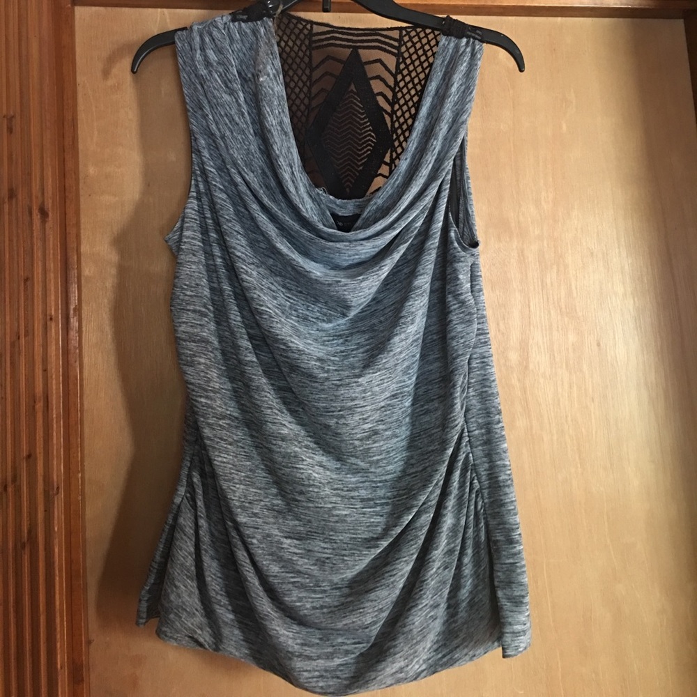 Float neck blouse
