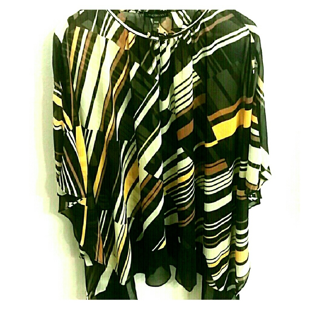 Lane Bryant Square Poncho-Style Top