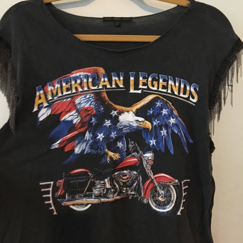 American legend motorcycle muscle tee