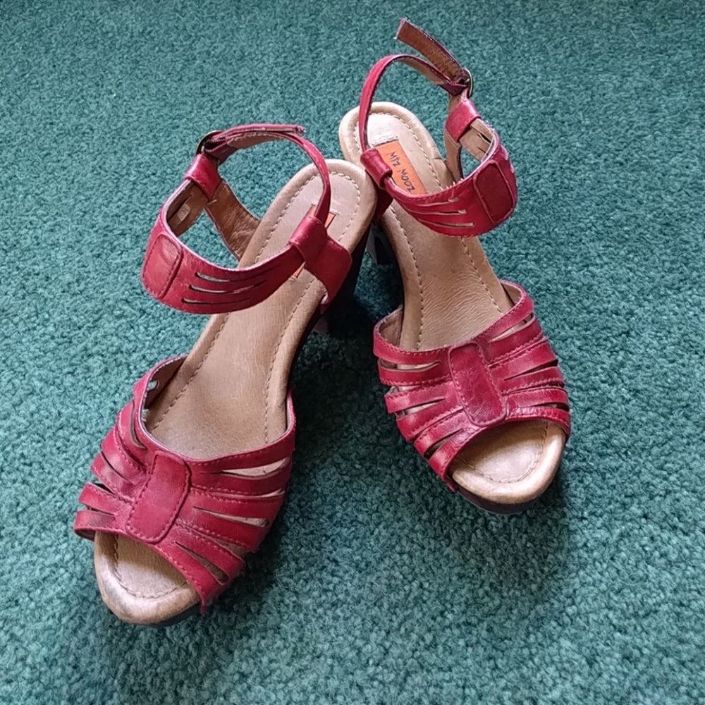 Miz Mooz Red Sandals
