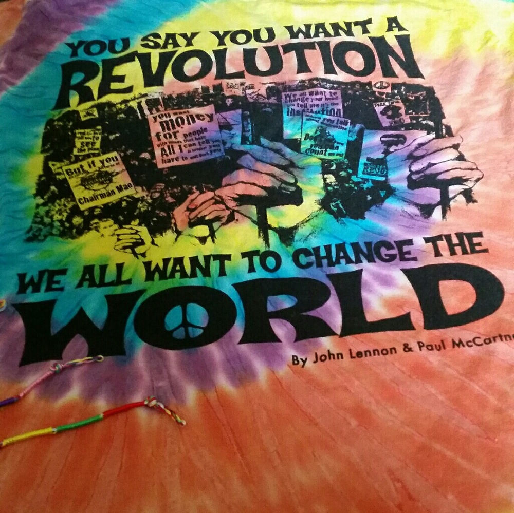 John Lennon Tee& Friendship Bracelets BUNDLE)NWT - Picture 2 of 5