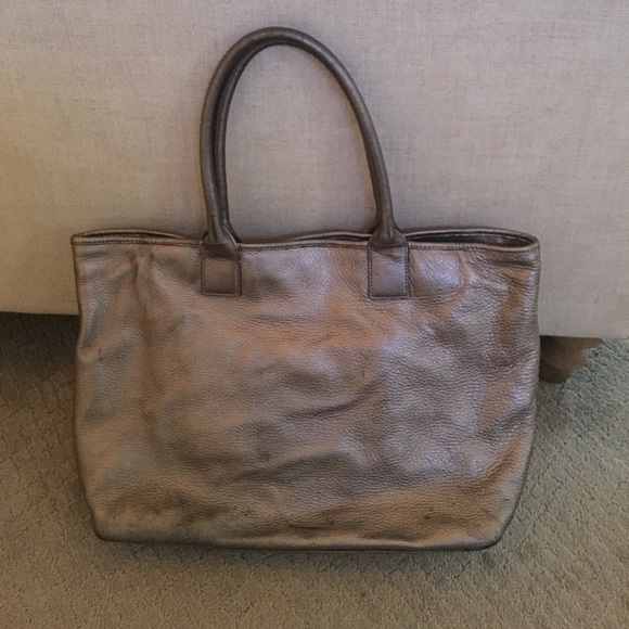 Leather Tory Burch tote - Picture 2 of 4