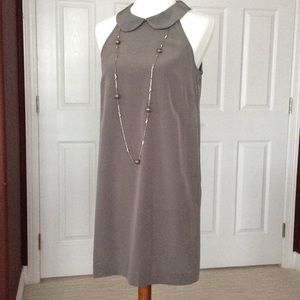 BCBGeneration gray peter pan collared dress