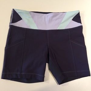 Lululemon Run: Dash & Dart Short, Cadet Blue Size6