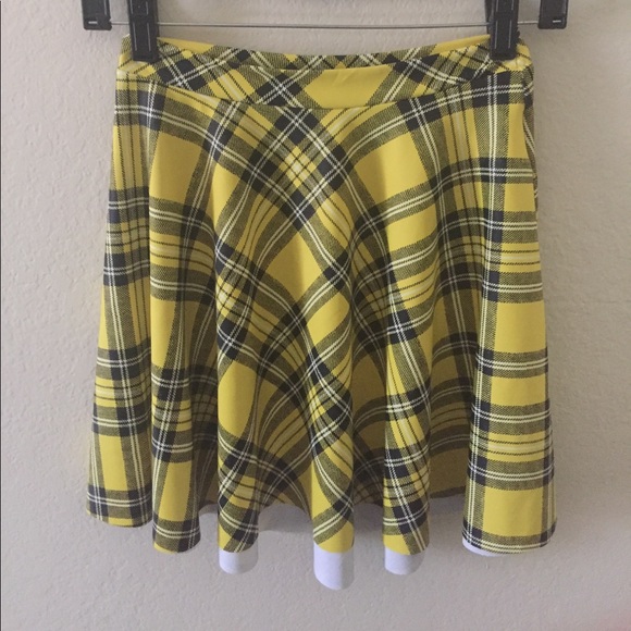 Yellow tartan skirt - Picture 1 of 2