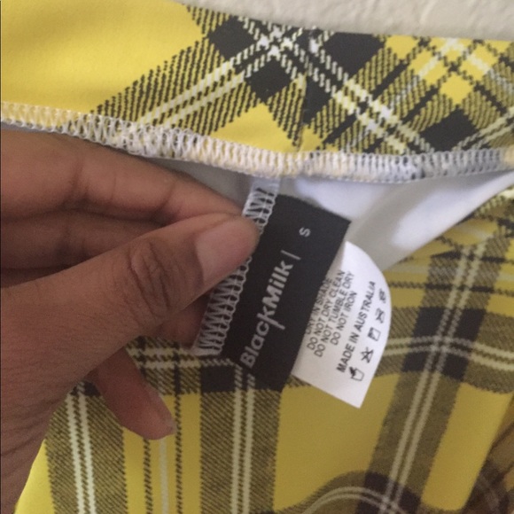 Yellow tartan skirt - Picture 2 of 2