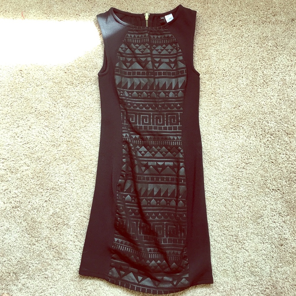 Black tribal dress