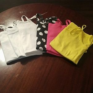Six Kids Layering Tanks
