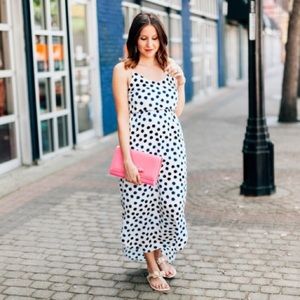 Watercolor dot maxi