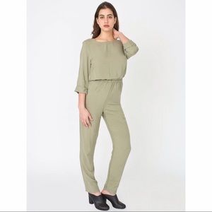 American Apparel Rayon Challis Jumpsuit