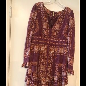 Printed dress by free people