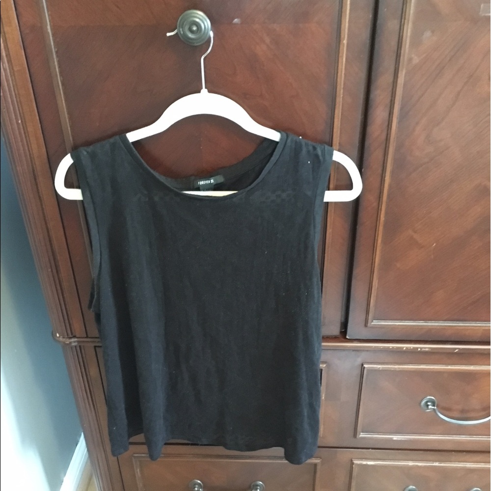 Black Tribal Print Tank