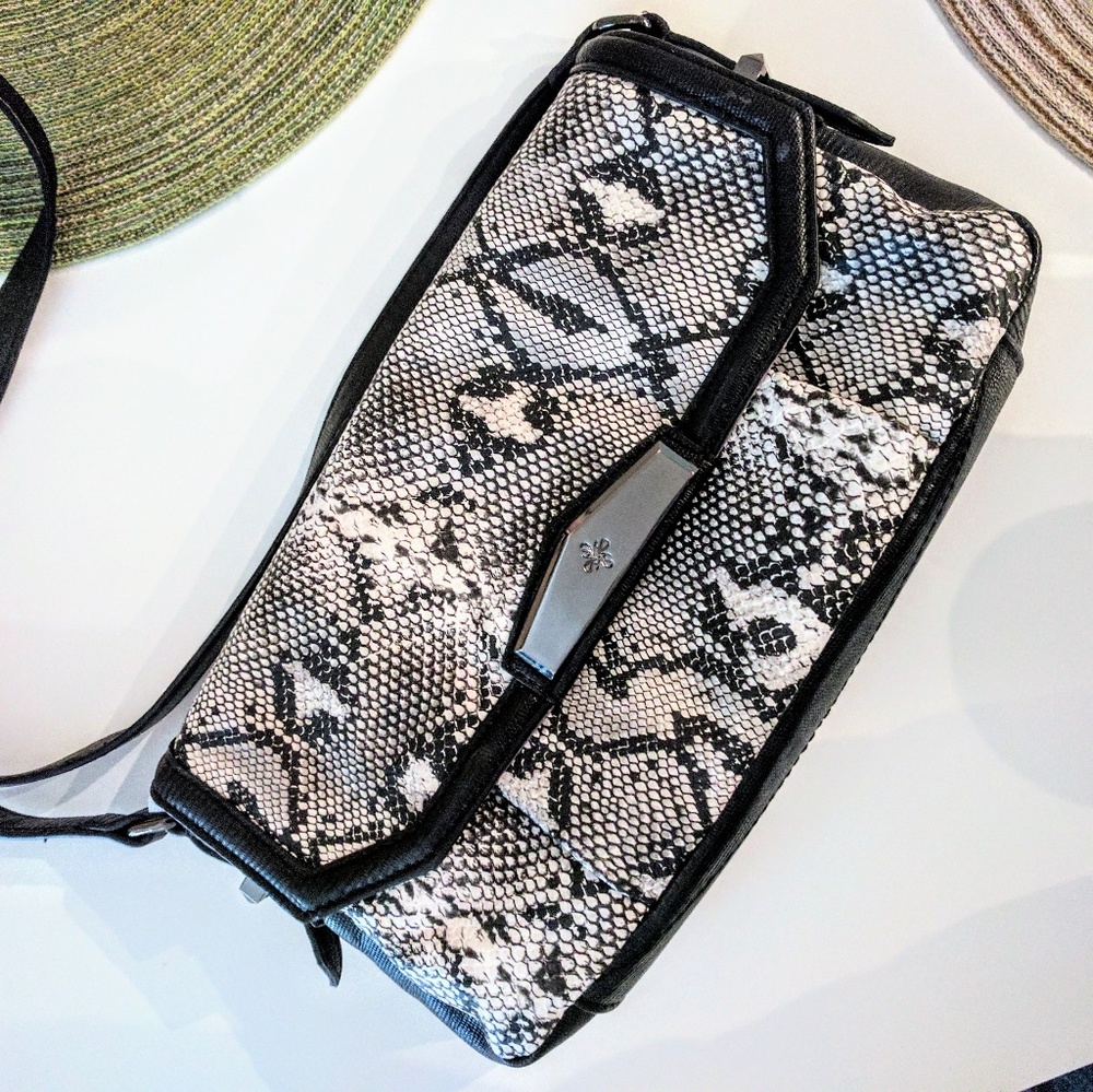 Vera Wang Snake Print Crossbody