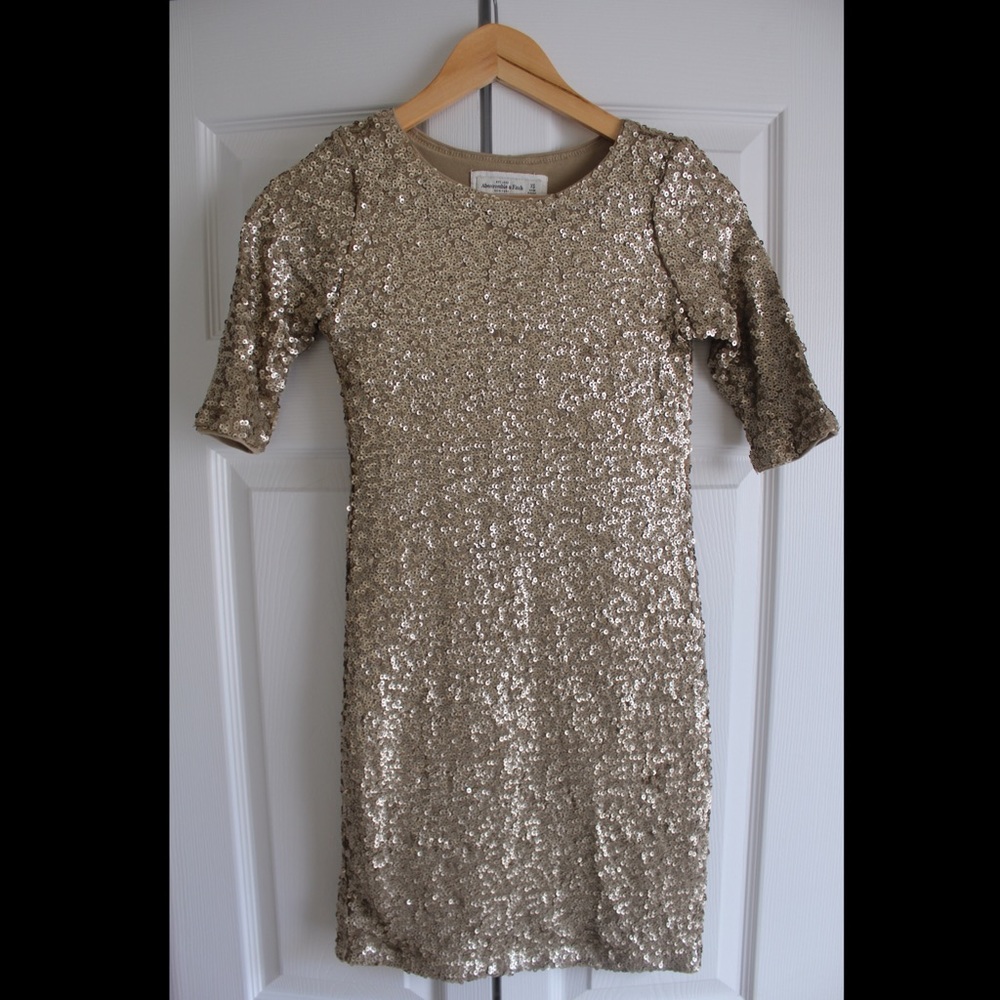 Gold Sequin dress