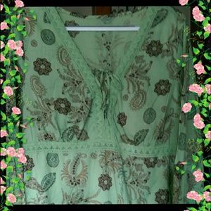 Super Cute Peasant Babydoll Blouse