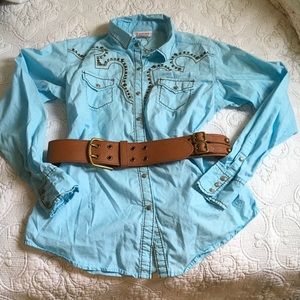 Women's embroidered western shirt by Ariat
