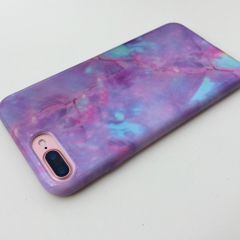 Cotton candy iPhone 5/5s/6/6+/7/7+/8/8+case + pop - Picture 3 of 4