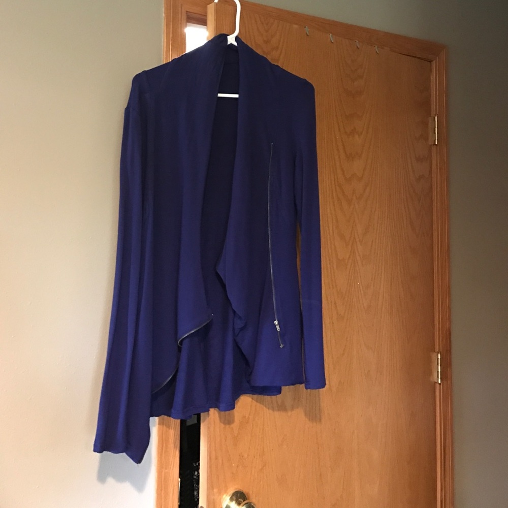 Asymmetrical cardigan