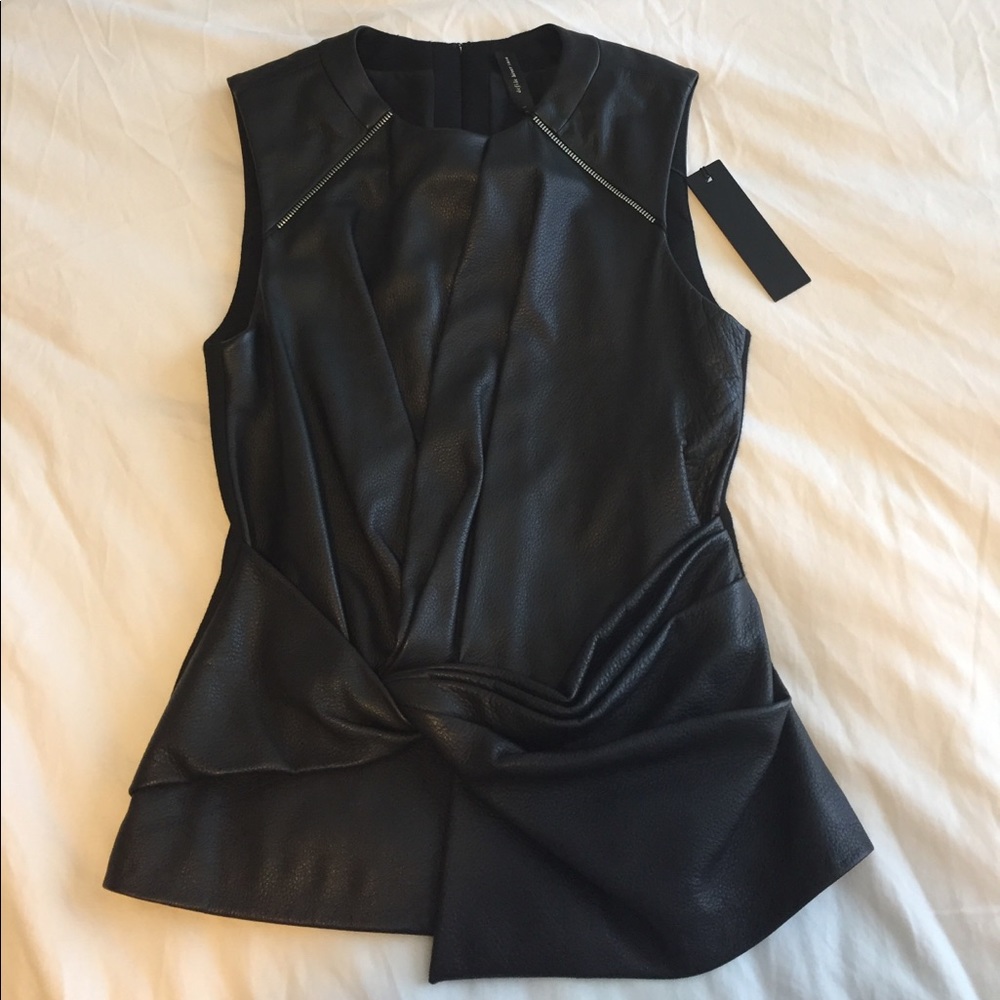 Barbara Bui Leather Top