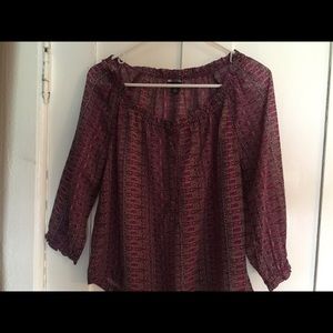 AMERICAN EAGLE RAYON BLOUSE