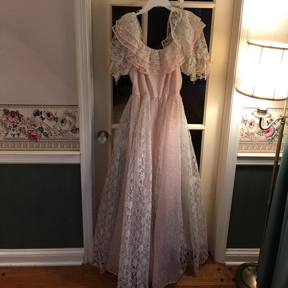 Dresses & Skirts - Vintage Early 1970s prom dress