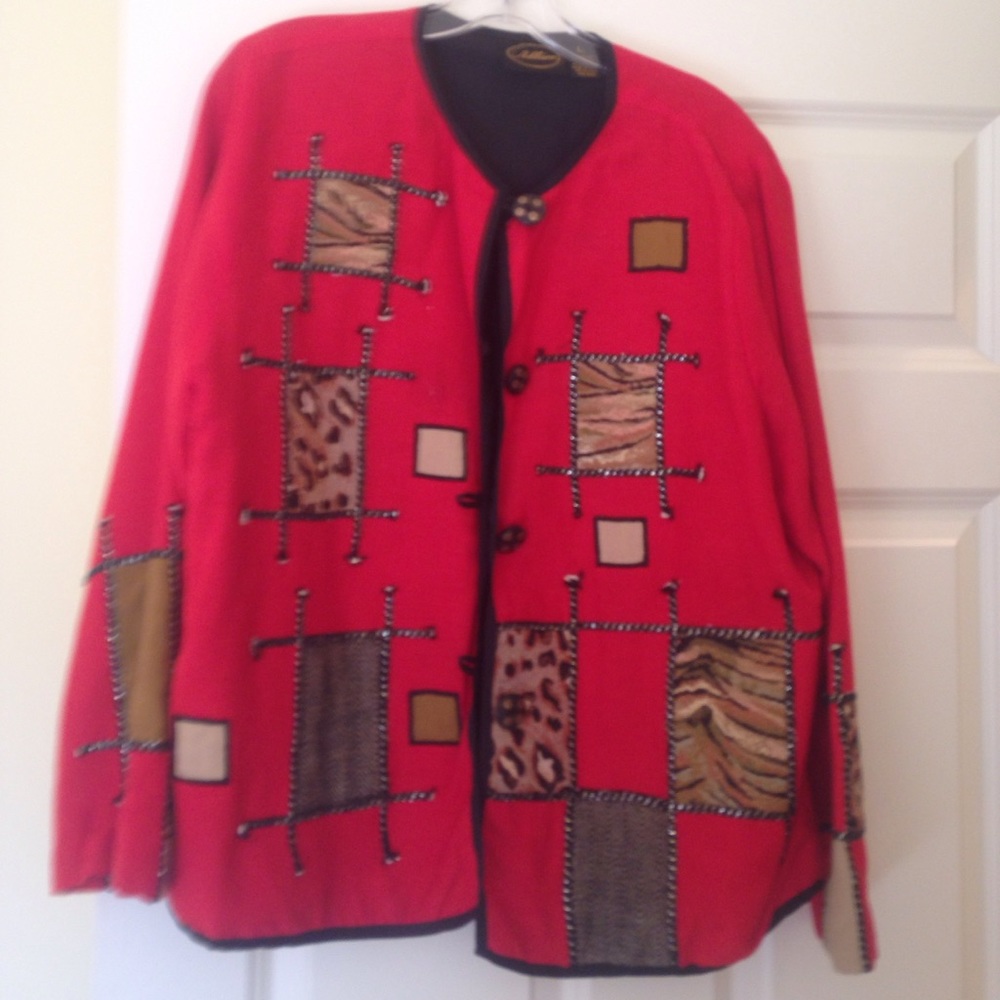 Light cotton long sleeve jacket