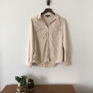 Velvet Heart Cream Button Up size M