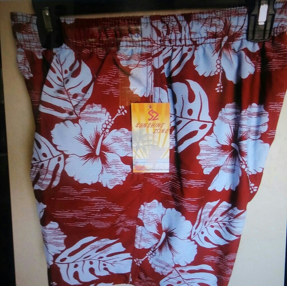 Men's swim trunks.