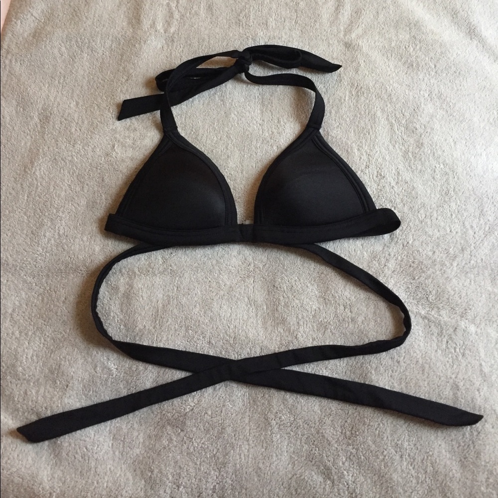 Black PINK Victoria's Secret bathing suit top