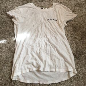 white brandy tee ❤