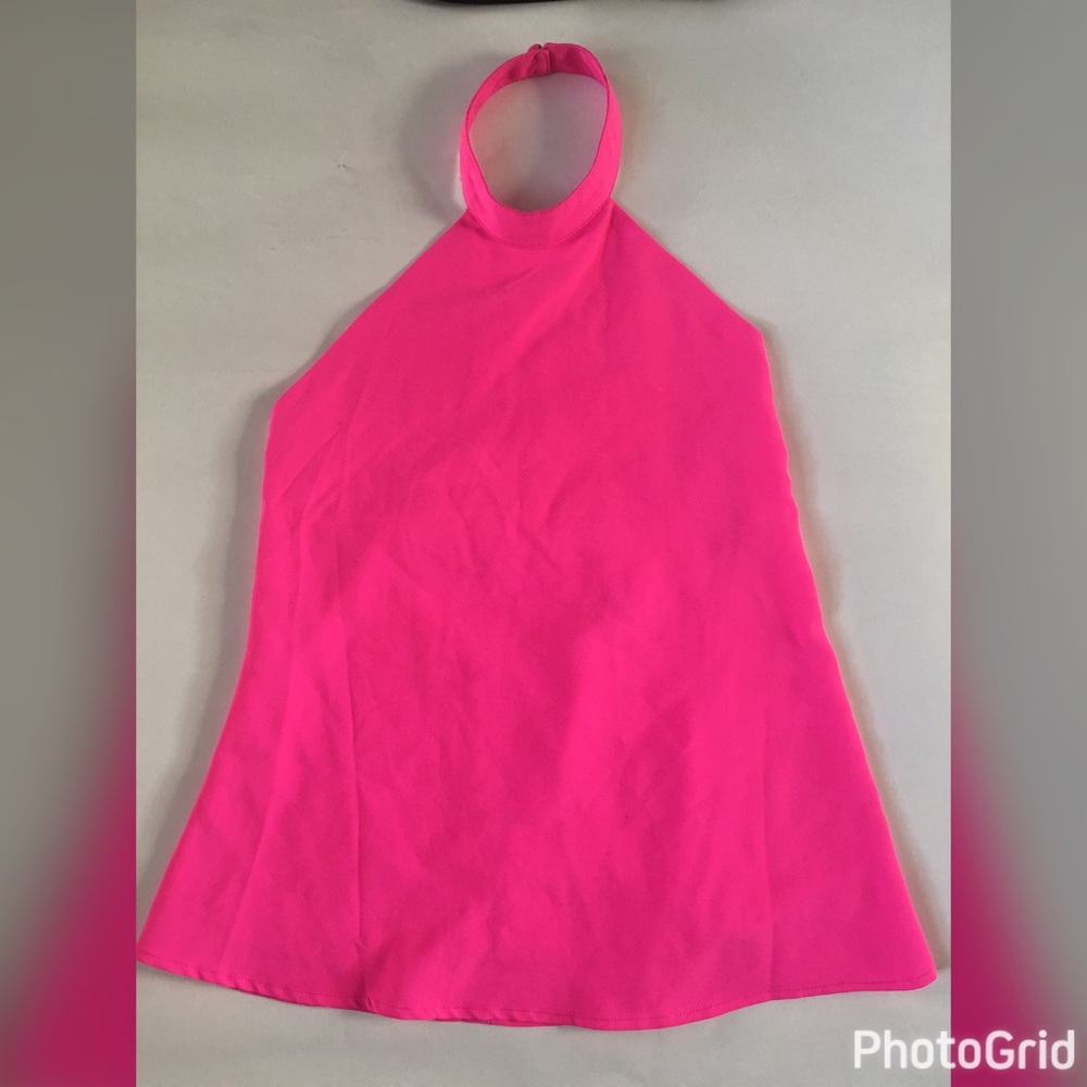 AKIRA Hot pink Hollow Out Backless Slit