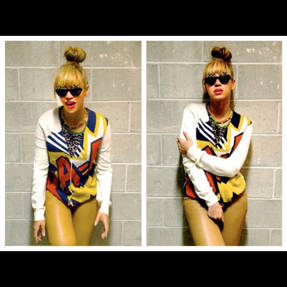 Phillip Lim ka-pow comic print sweater