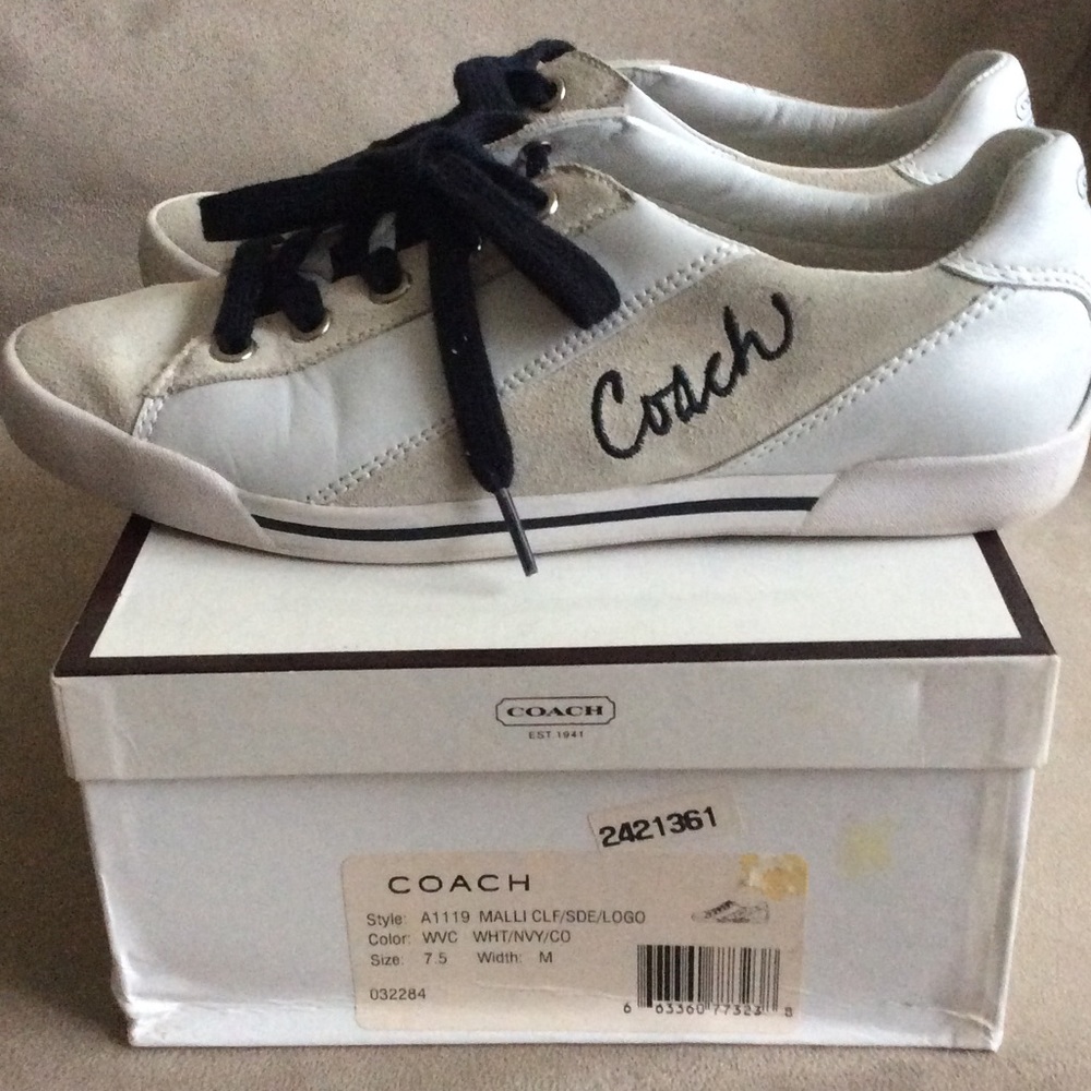 Authentic COACH sneakers.