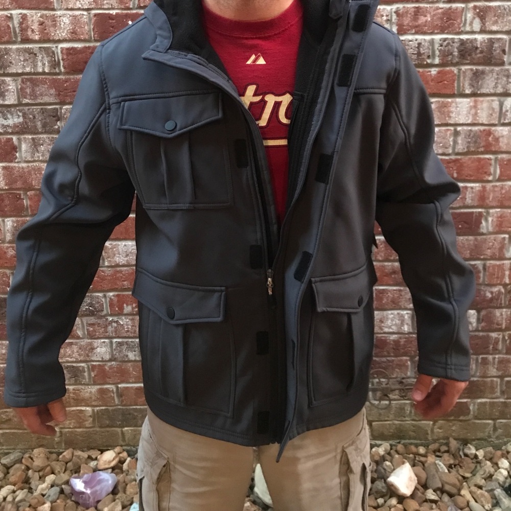 XL Gray Magellan Snowboard Hooded Jacket NWT