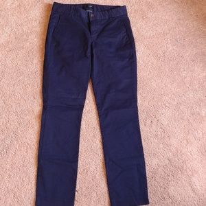J. Crew Straightleg navy blue pants