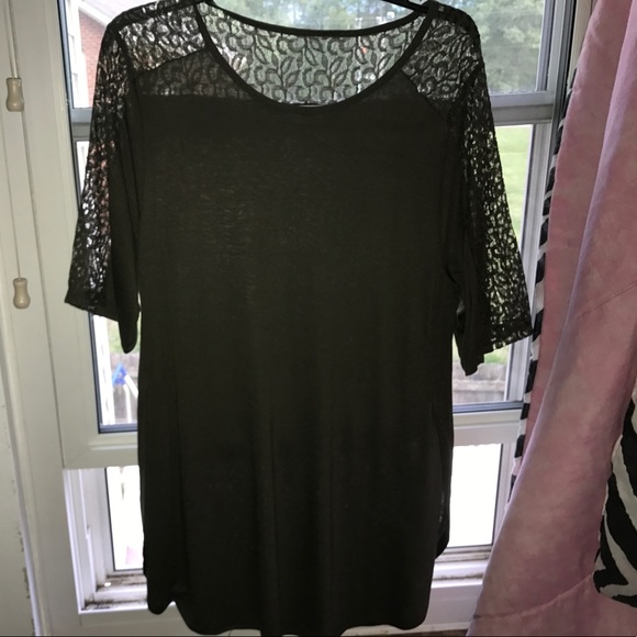 Dark green mod sleeve shirt plain - Picture 1 of 2
