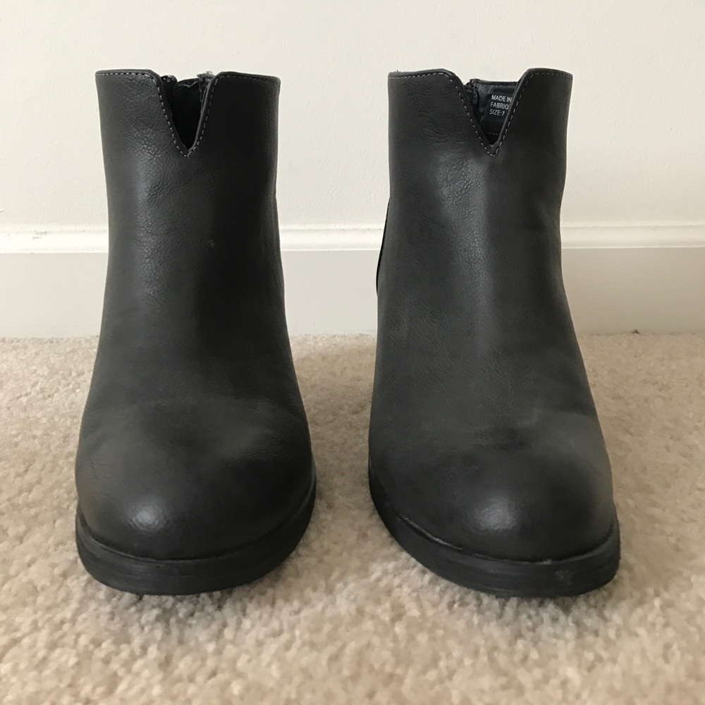 Ecote Grey Ankle Boots