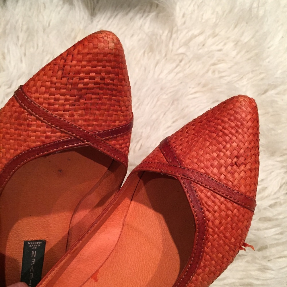 Tangerine Summer Flats by Steve Madden